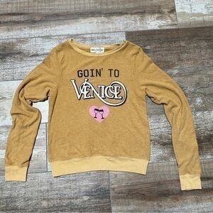 Wildfox | Yellow Mustard Sweater Goin To Venice